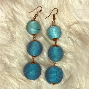 Blue earrings